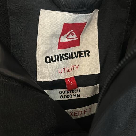 Quicksilver Utility 8K Relaxed Fit Black Snow Pants Size L NWT - Picture 10 of 10
